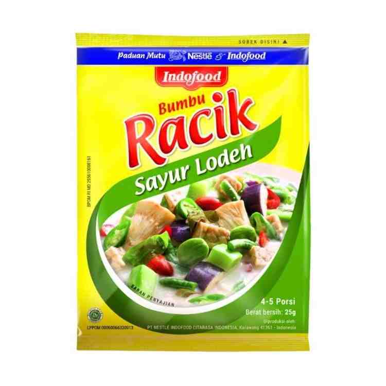 INDOFOOD BUMBU RACIK SAYUR LODEH PCK 25g