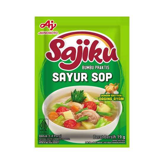 AJINOMOTO BUMBU PRAKTIS SAJIKU SAYUR SOP PCK 19g
