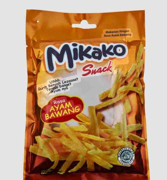 MIKAKO SNACK RASA AYAM BAWANG 18G