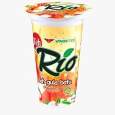 RIO MINUMAN TEH GULA BATU CUP 180mL