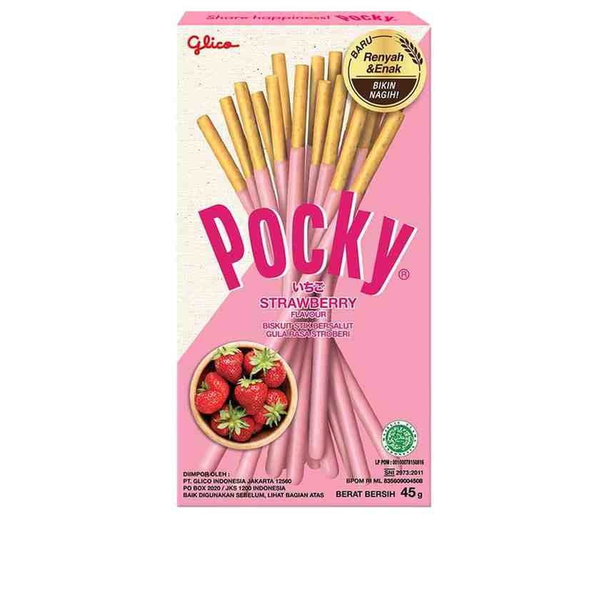GLICO BISCUIT POCKY STRAWBERRY