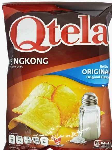 QTELA KERIPIK SINGKONG ORIGINAL PCK 60g